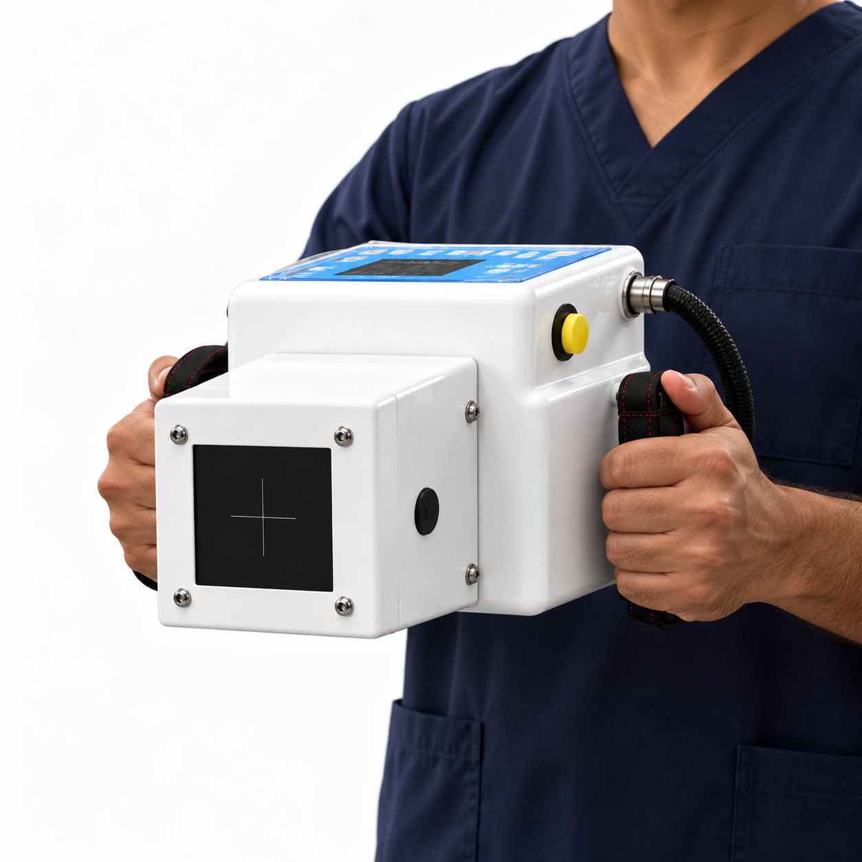Portable X-ray machine with adjustable tripod