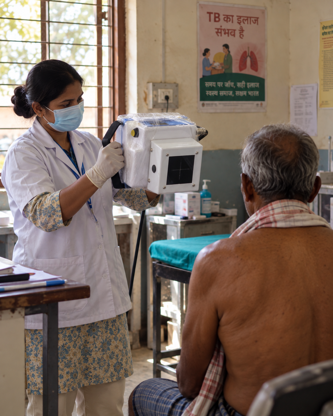 Portable X-ray system supporting a community healthcare setting